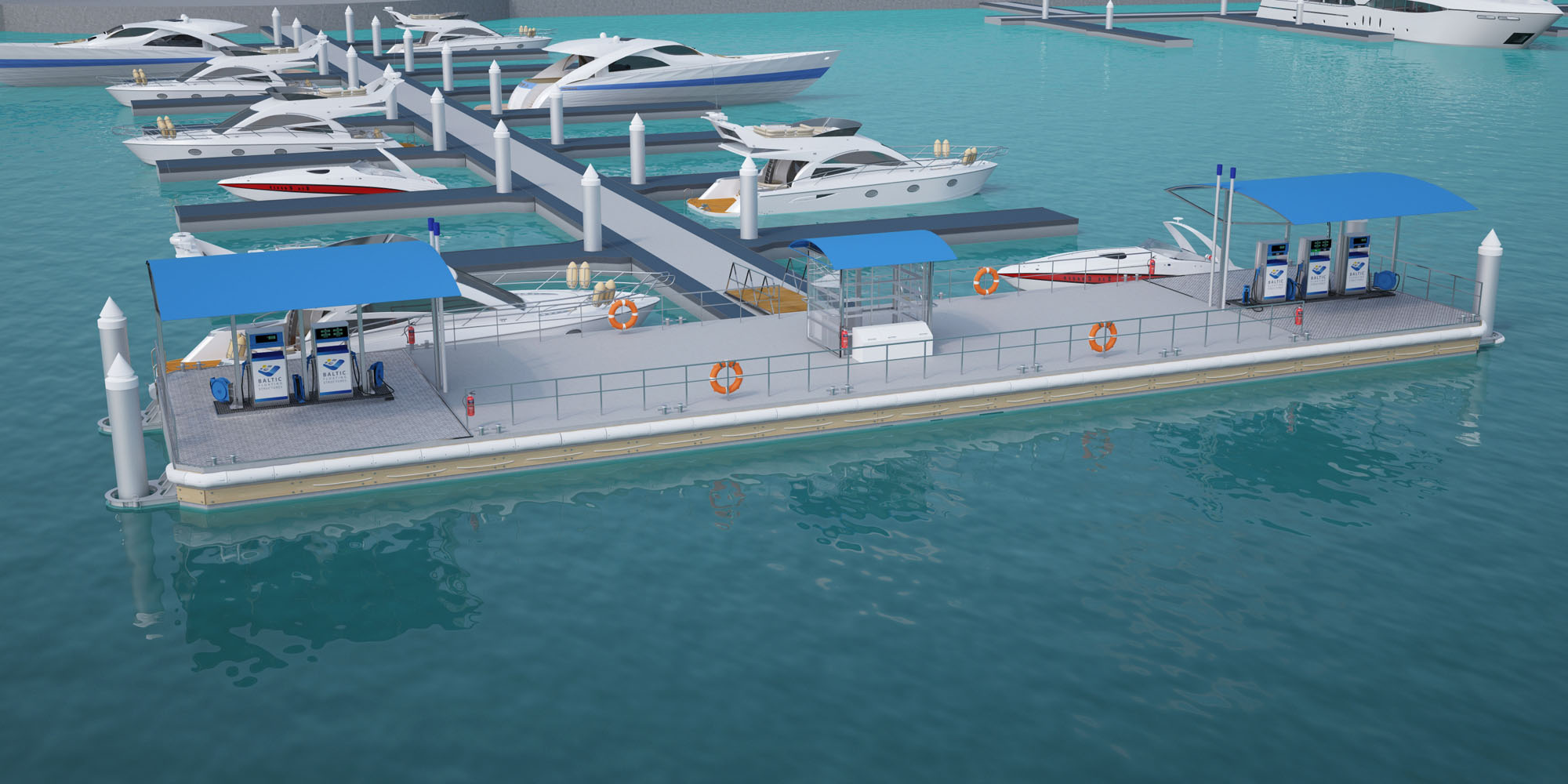 Floating Fuel Dock